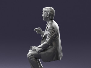 man in pose 0240 Modelo 3D