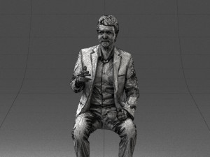 man in pose 0240 Modelo 3D
