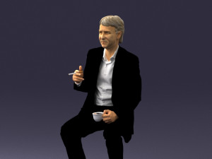 man in pose 0240 3d print ready 3D Принт Модель
