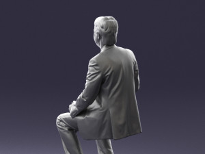 man in pose 0240 3d print ready 3D Принт Модель