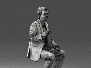man in pose 0240 3d print ready 3D Принт Модель