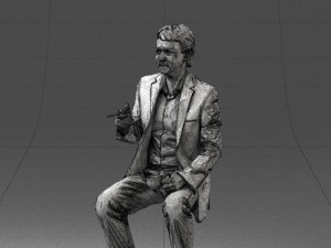 man in pose 0240 3d print ready 3D Принт Модель