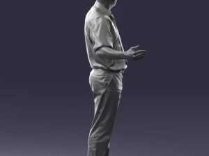 man in pose 0245 3D Model