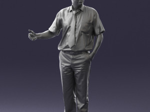 man in pose 0245 3d print ready 3D Print Model