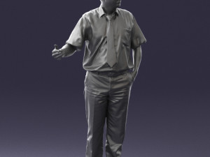 man in pose 0245 3d print ready 3D Print Model