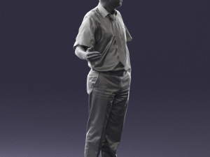 man in pose 0245 3d print ready 3D Print Model