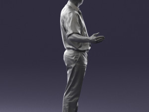 man in pose 0245 3d print ready 3D Print Model