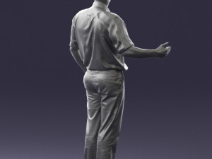 man in pose 0245 3d print ready 3D Print Model