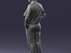 man in pose 0245 3d print ready 3D Print Model
