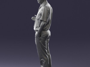 man in pose 0245 3d print ready 3D Print Model