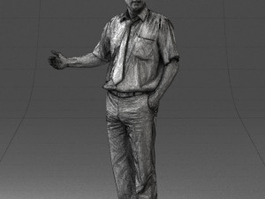 man in pose 0245 3d print ready 3D Print Model