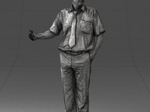 man in pose 0245 3d print ready 3D Print Model