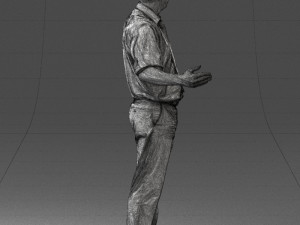 man in pose 0245 3d print ready 3D Print Model