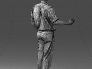 man in pose 0245 3d print ready 3D Print Model