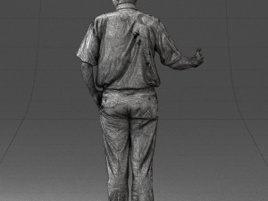 man in pose 0245 3d print ready 3D Print Model