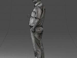 man in pose 0245 3d print ready 3D Print Model