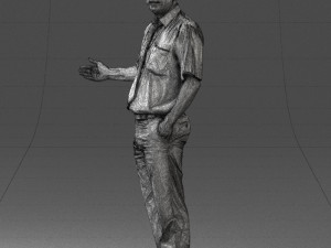 man in pose 0245 3d print ready 3D Print Model