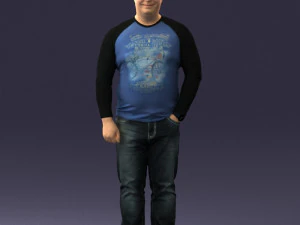 homme n pose 0249 Modèle 3D