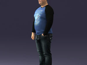 man n pose 0249 3D Model