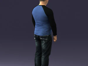 man in pose 0249 3d print ready 3D Print Model