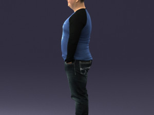 man in pose 0249 3d print ready 3D 打印模型