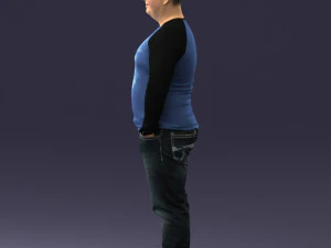 man in pose 0249 3d print ready 3D Print Model