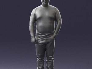 man in pose 0249 3d print ready 3D 打印模型