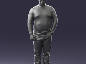 man in pose 0249 3d print ready 3D 打印模型