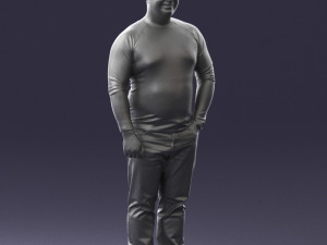 man in pose 0249 3d print ready 3D 打印模型