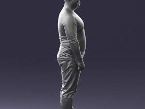 man in pose 0249 3d print ready 3D 打印模型