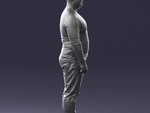 man in pose 0249 3d print ready 3D Print Model