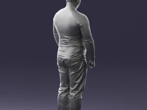 man in pose 0249 3d print ready 3D Print Model