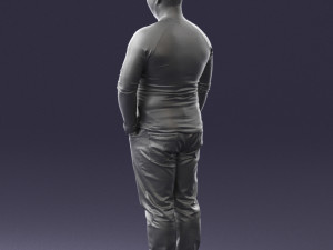 man in pose 0249 3d print ready 3D 打印模型