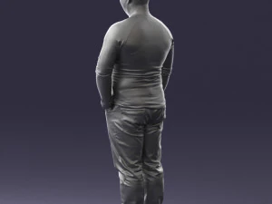 man in pose 0249 3d print ready 3D Print Model