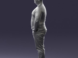 man in pose 0249 3d print ready 3D 打印模型