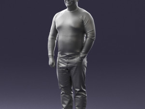 man in pose 0249 3d print ready 3D 打印模型