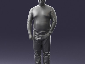 man in pose 0249 3d print ready 3D 打印模型