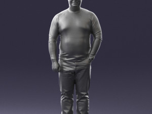 man in pose 0249 3d print ready 3D 打印模型