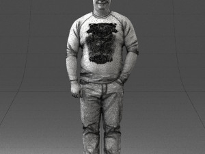 man in pose 0249 3d print ready 3D 打印模型