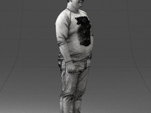 man in pose 0249 3d print ready 3D 打印模型