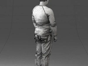 man in pose 0249 3d print ready 3D Print Model