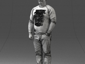 man in pose 0249 3d print ready 3D 打印模型