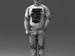 man in pose 0249 3d print ready 3D 打印模型