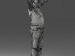 man in pink sweater 0257 Modèle 3D