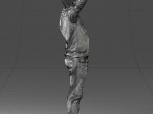 man in pink sweater 0257 Modèle 3D
