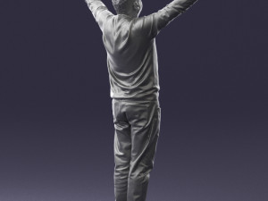 man in pink sweater 0257 3d print ready 3D Print Model
