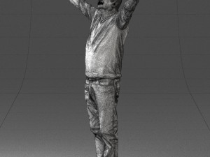 man in pink sweater 0257 3d print ready 3D Print Model