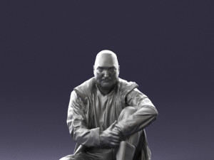 seated man 0264 3D Модель