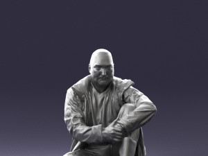 seated man 0264 3D Модель