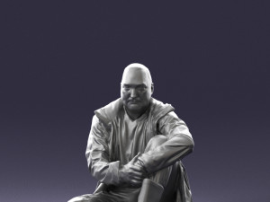 seated man 0264 3D Модель